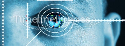 Iris eye scan