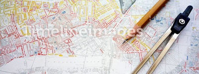 Study of city planning map