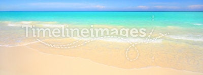Idyllic white sand tropical beach