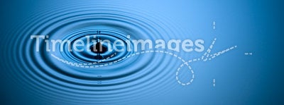 Water Drop Ripples Background