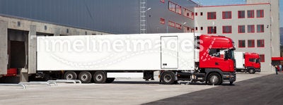 Truck warehouse logistic