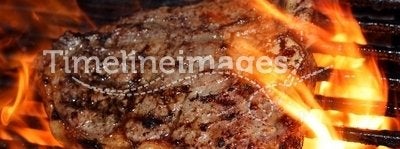 Flaming Steak