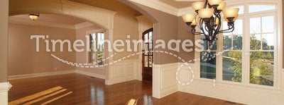 Model Luxury Home Interior Front Entrance Rooms