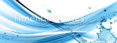 Abstract Water wave background