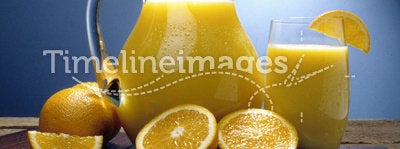 Orange juice pitcher