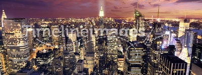 New York Manhattan from birds perspective wiev