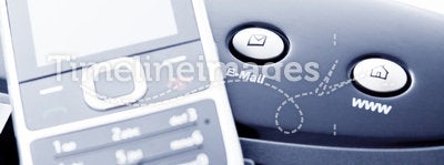 Communication - mobile phone internet and e-mail