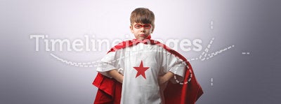 Young superhero