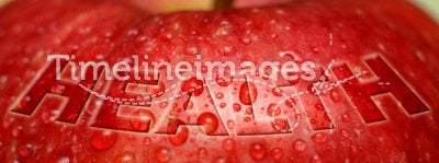 Health - wet apple