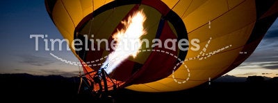 Hot air baloon burner