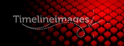 3d abstract dynamic red background