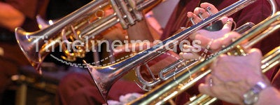 Trumpets in concert