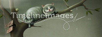 Fantasy poster Cheshire Cat