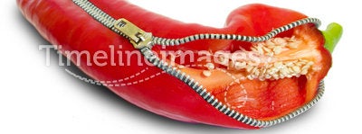 Red Pepper - Jalapeno pepper with a zip