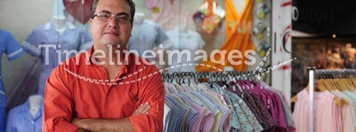 Portait of a retail store owner