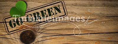 Eco friendly background - go green