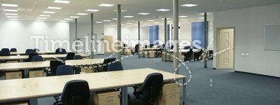 Office interior - modern empty open space office