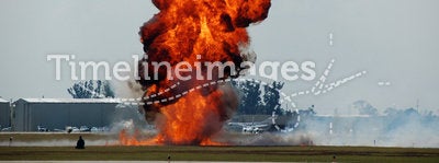 Explosion at airport