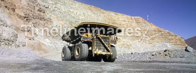 Huge mining truck