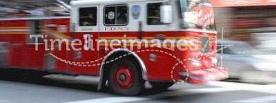 Fire - Firetruck on Rush in NY