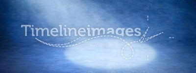 Abstract Spotlight Blue Background