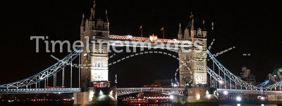 The tower bridge in London
