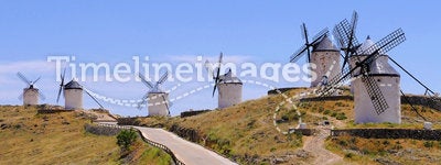 Traditional windmills, Consuegra spain