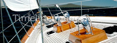Luxury Yacht under Sail