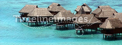 Huts in Tahiti