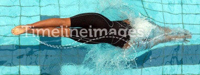 Diving swimmer 003