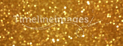 Golden glitter christmas background
