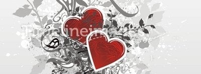 Valentines card illustration