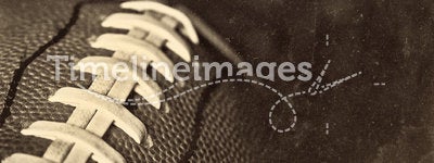 Retro Grunge American Football Background