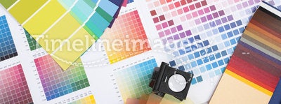 Designer coloured swatches