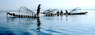 Fishermen on water
