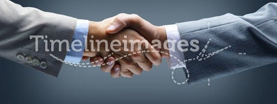 Handshake - Hand holding on