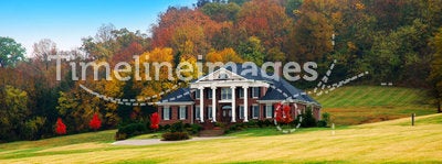 Luxury Home in the Fall