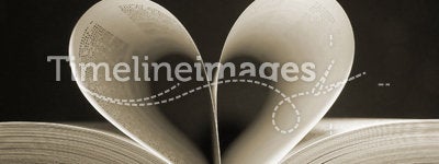 Heart shaped Book