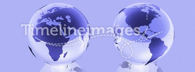 3d rendered earth