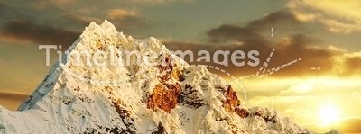 Beautiful peak Alpamayo