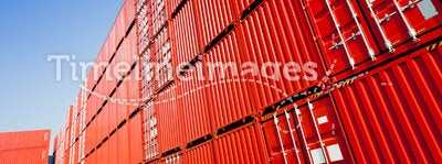 Red container blocks