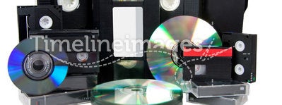 Media storage video cassette tapes cd dvd mm