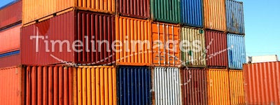 Containers waiting to be loaded
