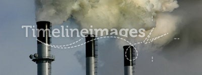 Coal Plant Smoke Stacks