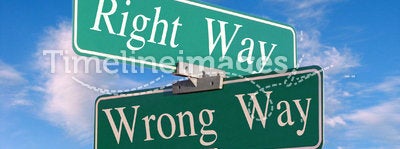 The Right Way or Wrong Way