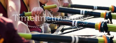 Close up Women's Rowing Team