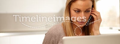 Woman Making An Online Purchase