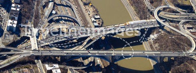 Roads and Bridges Aerial View