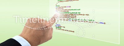 Hand pointing programming script