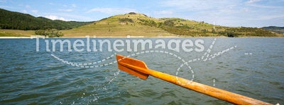 Rowing boat paddle